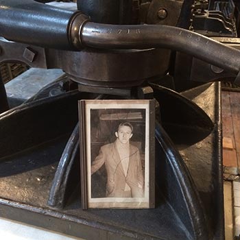 A photograph of Justin’s Uncle, Ernest Mansfield (Compositor)