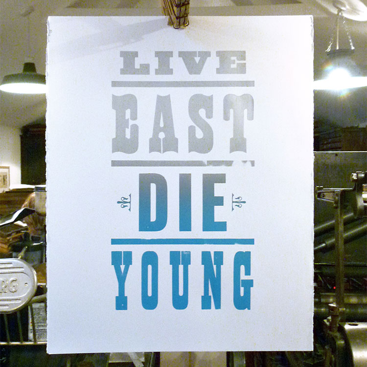 pure_evil_live_east_die_young_wood_type_poster_750