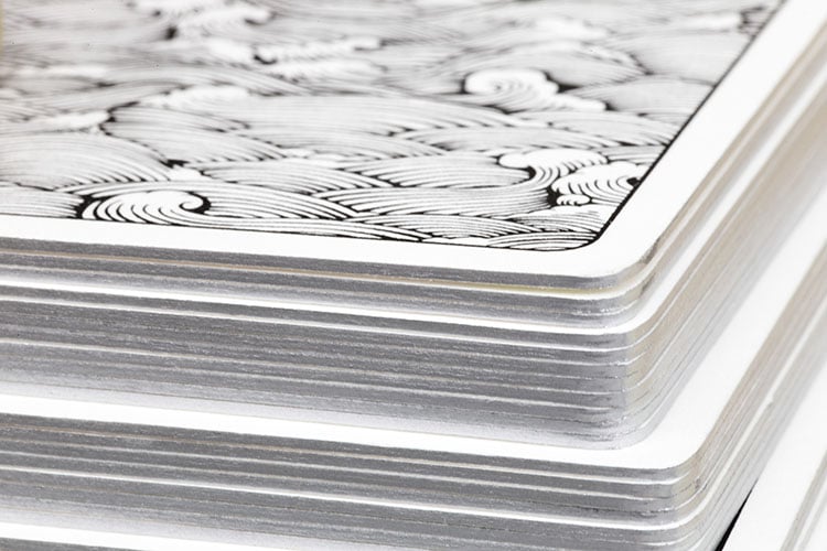 tarot letterpress cards cotton card silver gilt edges macro_750