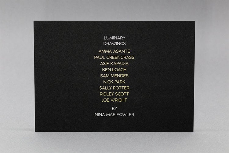 luminary drawings national portrait gallery invitation hot foil front_750