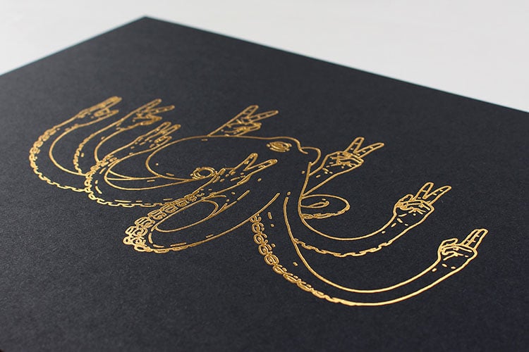 fuckofftopus_hot-foil-stamped-print_mr-bingo_750