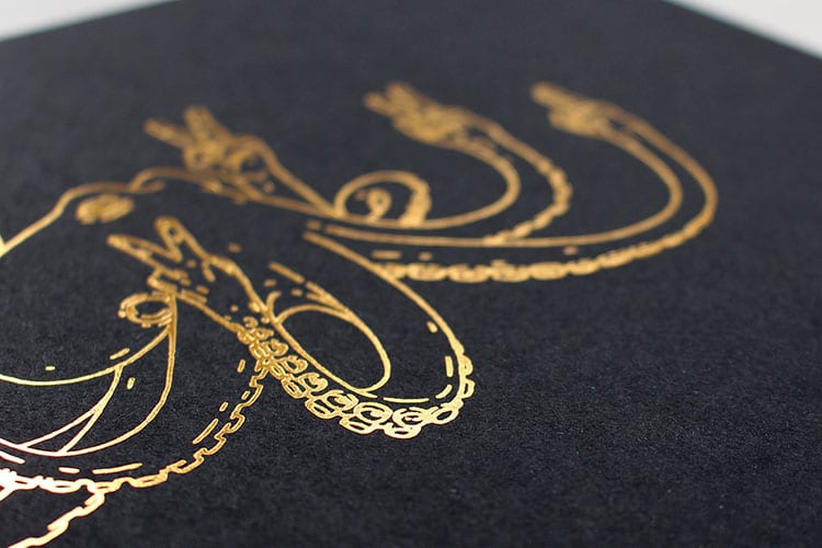fuckofftopus_hot-foil-stamped-print_mr-bingo_detail-2_750