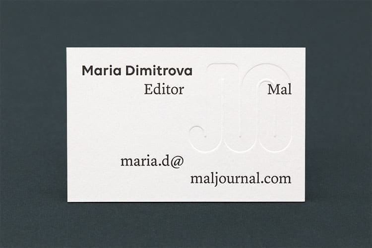 MAL-journal-letterpress-business-cards-blind-emboss-black-ink-white-colorplan-back_750