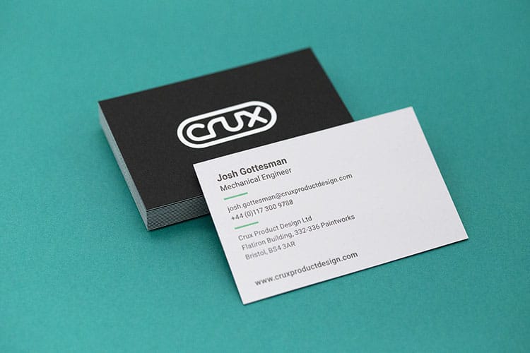 crux hot foil letterpress business cards duplex colorplan_750